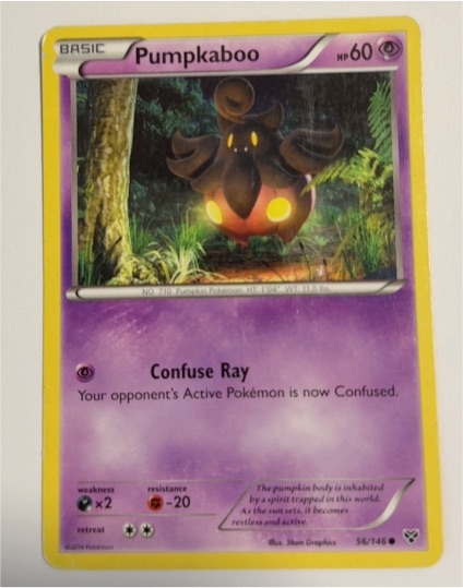 2014 Pokémon XY #56 Pumpkaboo — front