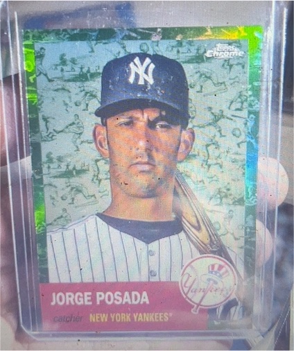2022 Topps Chrome Platinum Anniversary #470 Jorge Posada — front