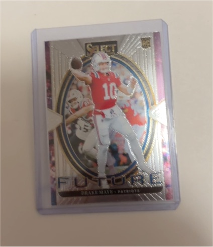 2024 Panini Select #5 Drake Maye Select Future Rookie Card — front
