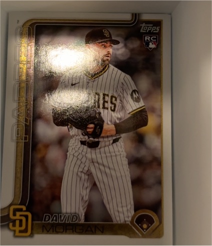 2025 Topps Update #US348 David Morgan — front