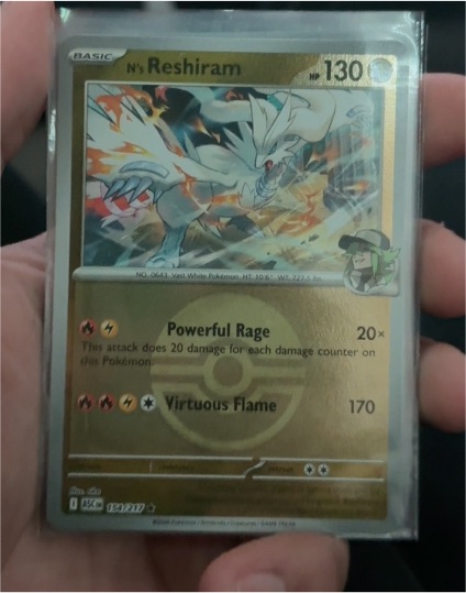 N's Reshiram 154/217 Ascended Heroes — front