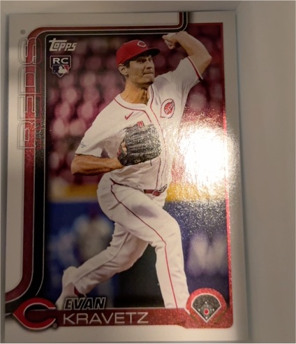 2025 Topps Update #US280 Evan Kravetz — front