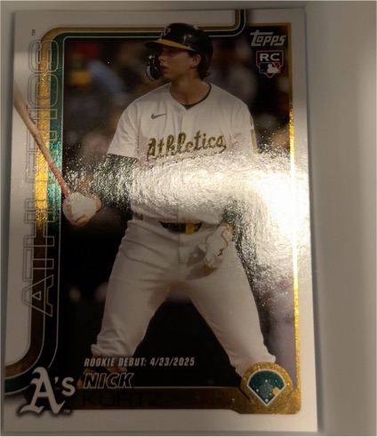 2025 Topps Update #US197 Nick Kurtz — front