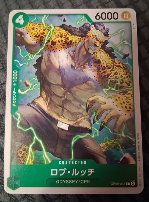 One Piece Emperors in the New World OP09-038 Rob Lucci — front
