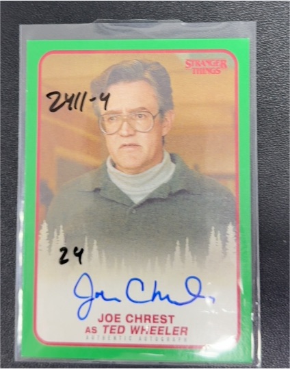 2019 Topps Stranger Things 2 #A-TW Joe Chrest as Ted Wheeler — front