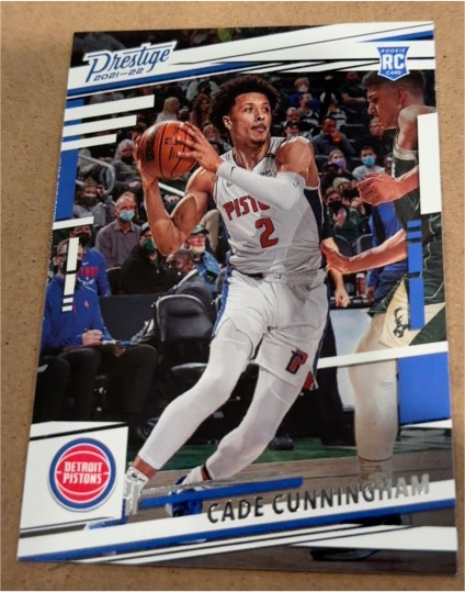 2021-22 Panini Chronicles Prestige #52 Cade Cunningham — front