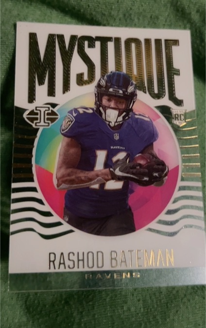 2021 Panini Illusions #MY-10 Rashod Bateman Mystique Rookie — front