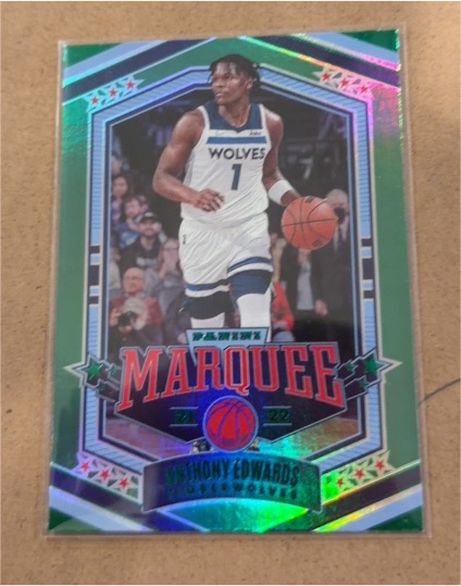 2021-22 Panini Chronicles Marquee #355 Anthony Edwards — front