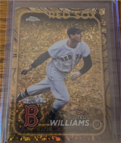 2023 Topps Chrome #01 Ted Williams — front