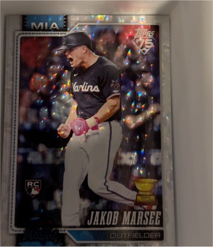 2026 Topps Series 1 #37 Jakob Marsee — front