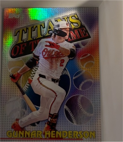 2026 Topps Series 1 Titans of the Game #TOG-4 Gunnar Henderson — front