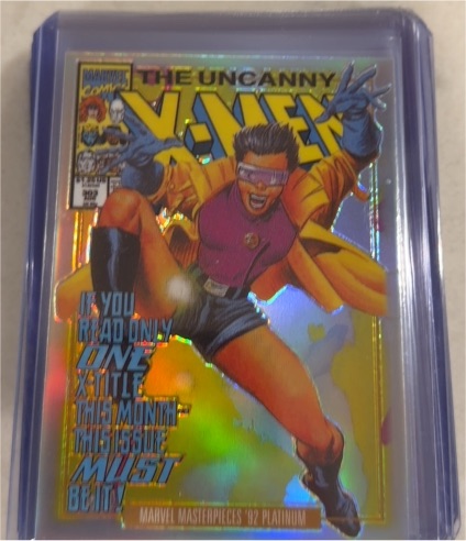 2024 Marvel Masterpieces '92 Platinum #100-V Jubilee — front