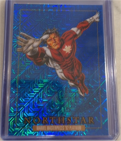 2024 SkyBox Marvel Masterpieces '92 Platinum #69 Northstar — front