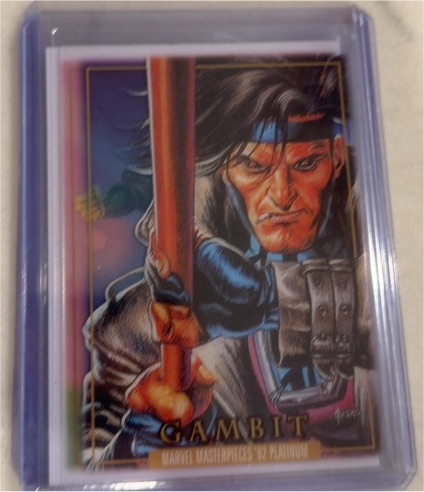 2024 Upper Deck Marvel Masterpieces '92 Platinum #29 Gambit — front