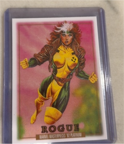 2024 Marvel Masterpieces '92 Platinum #79 Rogue — front