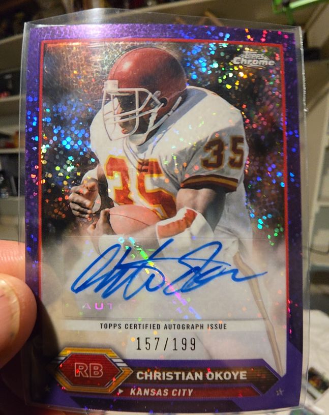 2023 Topps Chrome #TCA-CO Christian Okoye — front