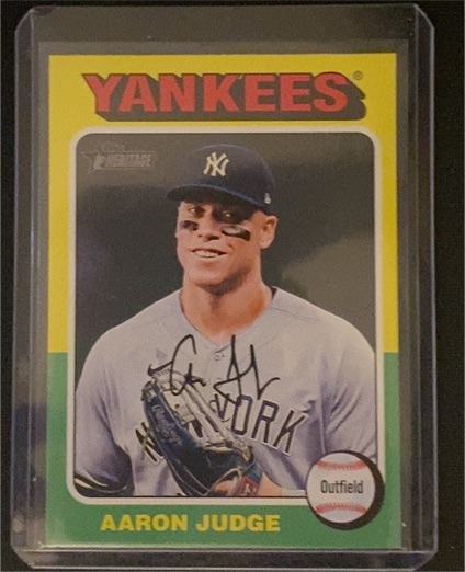 2024 Topps Heritage #112 Aaron Judge — front
