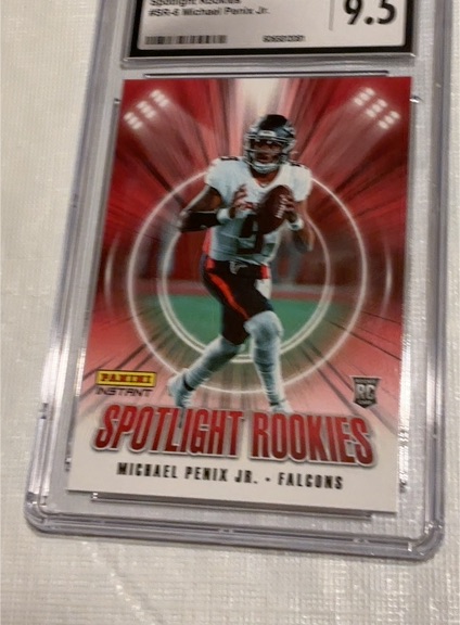 2024 Panini Instant Spotlight Rookies #SR-6 Michael Penix Jr. — front