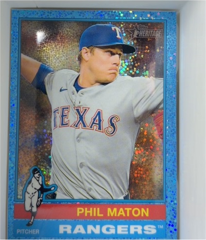 2025 Topps Heritage High Number #567 Phil Maton — front