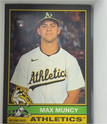 2025 Topps Heritage High Number #525 Max Muncy — front
