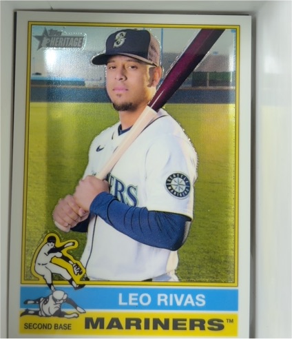 2025 Topps Heritage High Number #634 Leo Rivas — front