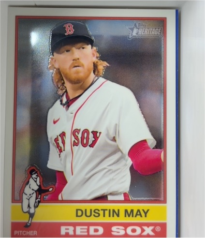 2025 Topps Heritage High Number #687 Dustin May — front