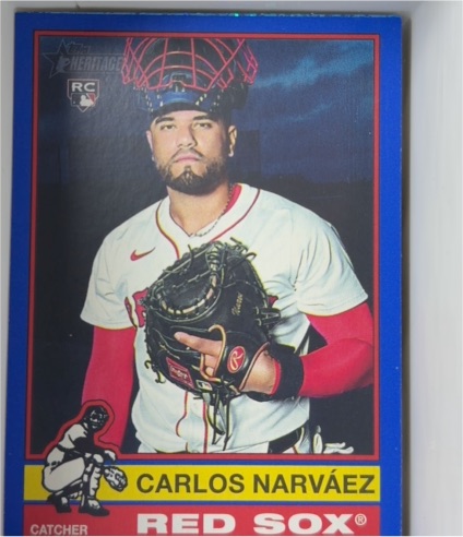 2025 Topps Heritage High Number #691 Carlos Narváez — front
