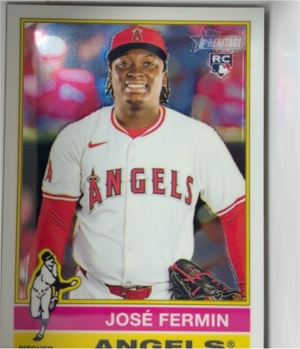 2025 Topps Heritage High Number #526 José Fermin — front