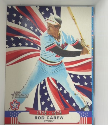 2025 Topps Heritage High Number #BS-3 Rod Carew Bicentennial Stars — front