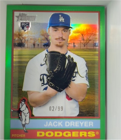 2025 Topps Heritage High Number #656 Jack Dreyer — front