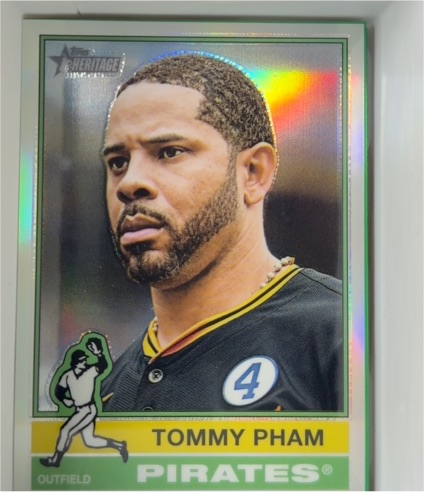 2025 Topps Heritage High Number #594 Tommy Pham — front