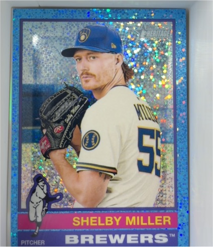 2025 Topps Heritage High Number #595 Shelby Miller — front