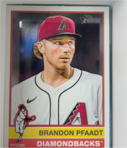 2025 Topps Heritage High Number #624 Brandon Pfaadt — front