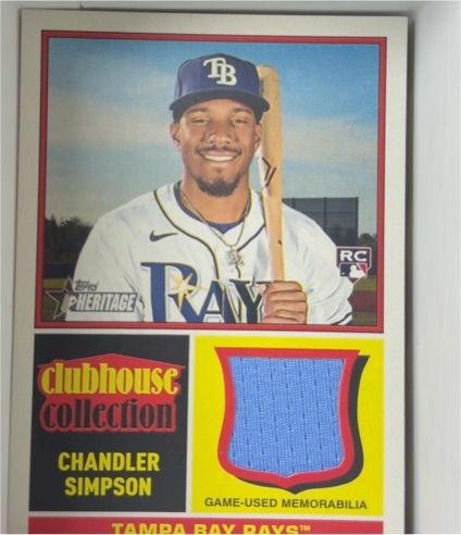 2025 Topps Heritage High Number #CCR-CS Chandler Simpson — front