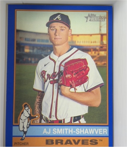 2025 Topps Heritage High Number #559 AJ Smith-Shawver — front