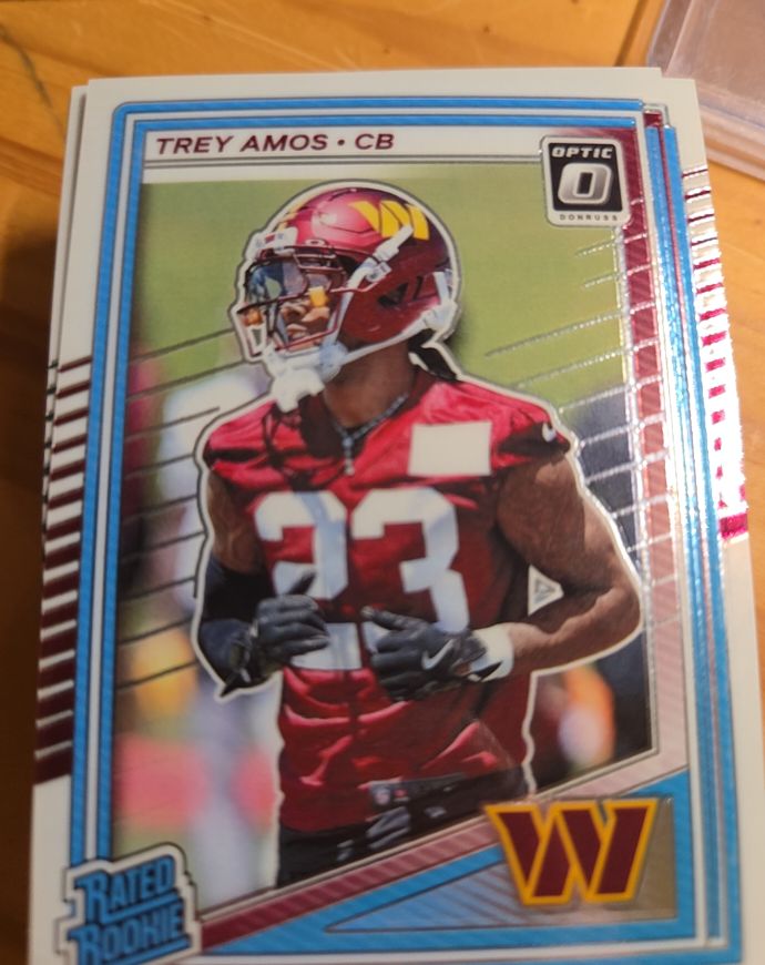 2025 Donruss Optic #267 Trey Amos — front