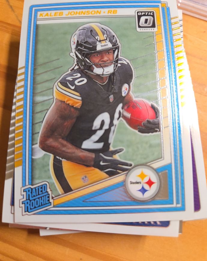 2025 Panini Donruss Optic #232 Kaleb Johnson — front