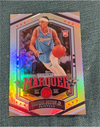 2021-22 Panini Chronicles Marquee #336 Brandon Boston Jr. — front