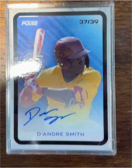 2019 Leaf Perfect Game #37 D'Andre Smith — front