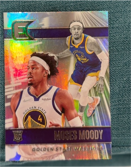 2021-22 Panini Chronicles Essentials #319 Moses Moody RC Golden State Warriors — front