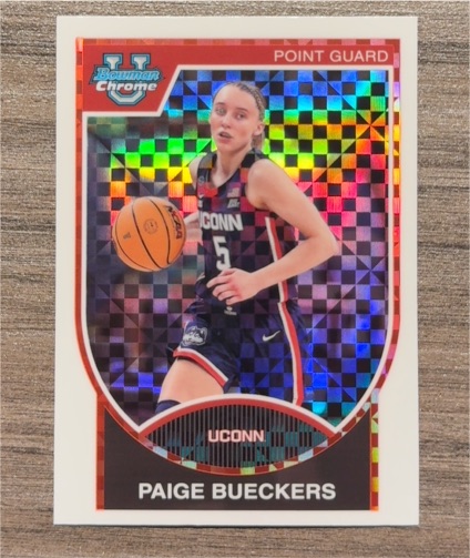 2023-24 Bowman University Chrome #07B-23 Paige Bueckers — front
