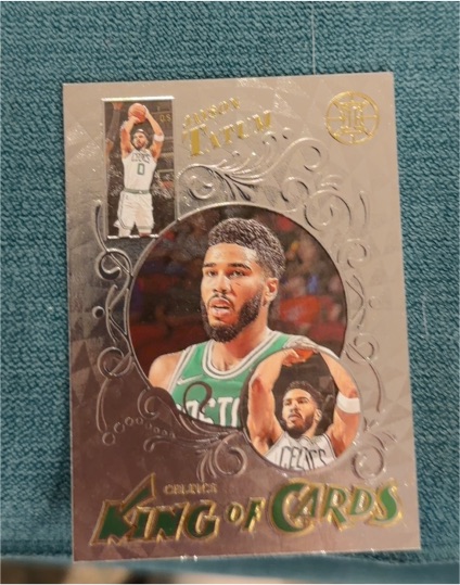 2021-22 Panini Illusions King of Cards #6 Jayson Tatum — front