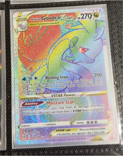 2022 Pokémon TCG Lost Origin #202 Hisuian Goodra VSTAR — front