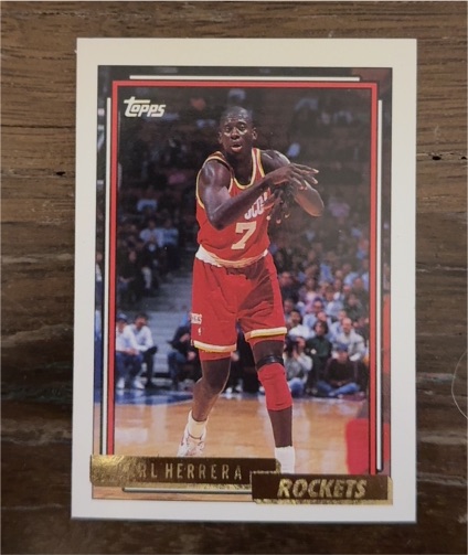 1992 Topps Gold #396 Carl Herrera — front