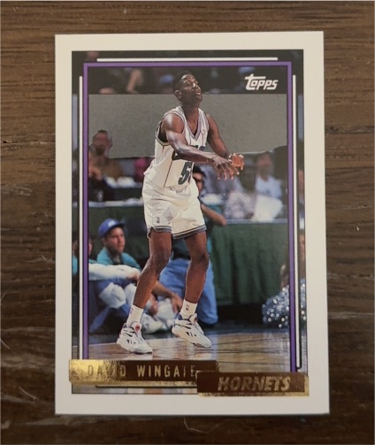 1992-93 Topps Gold #395 David Wingate — front