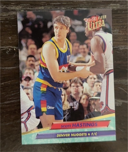 1992-93 Fleer Ultra #252 Scott Hastings — front