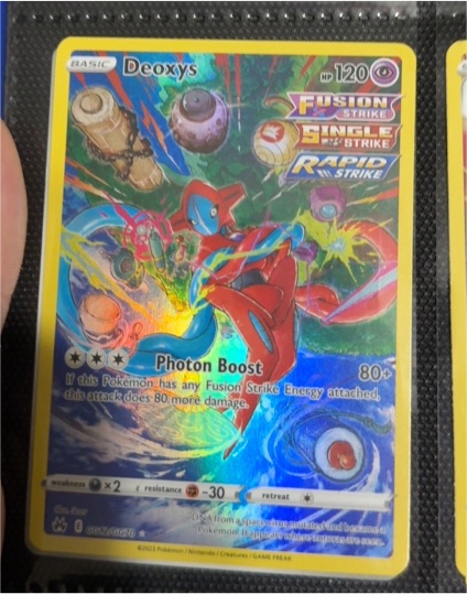 2022 Pokémon Deoxys #GG12 Crown Zenith Galarian Gallery — front