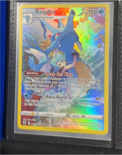 2022 Pokemon Astral Radiance Trainer Gallery #TG03 Kingdra — front