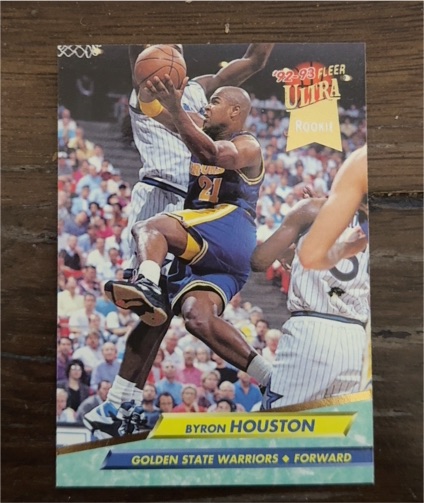 1992-93 Fleer Ultra #263 Byron Houston — front