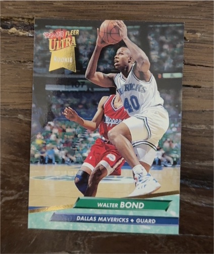 1992-93 Fleer Ultra #244 Walter Bond — front